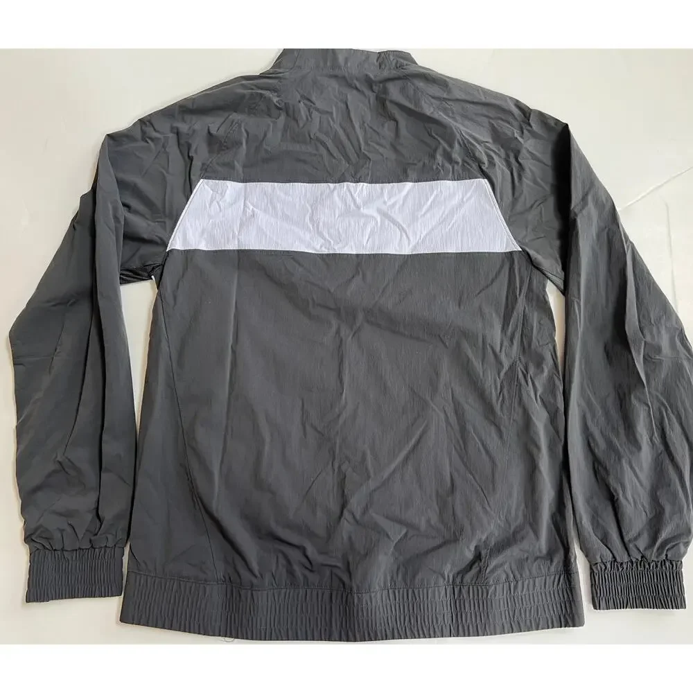 Nike Air Jordan Team Dri Fit Woven Windbreaker Grey Jacket CD2218-060 Size M